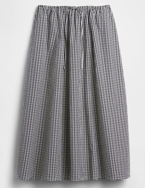 Falda crop cintura alta