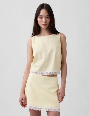 Blusa sin manga para mujer