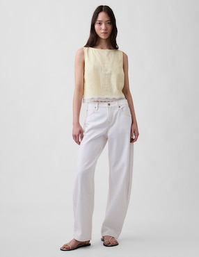 Blusa sin manga para mujer