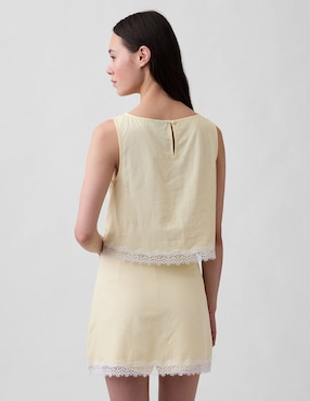 Blusa sin manga para mujer