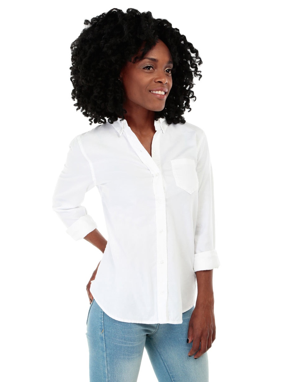 CAMISA GAP 269247 ALGODÓN, XCH, BLANCO
