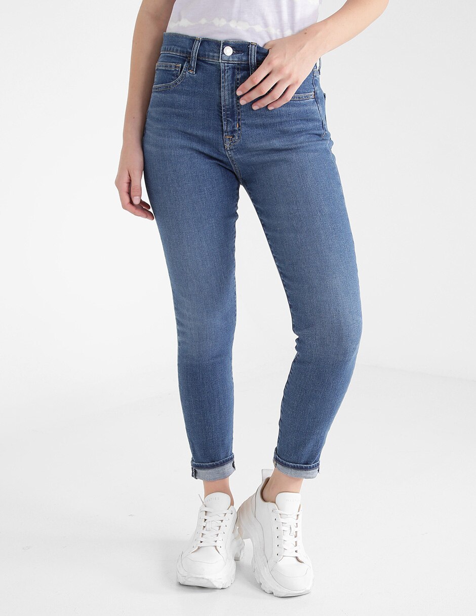 Jeans skinny stone corte para mujer | GAP.com.mx