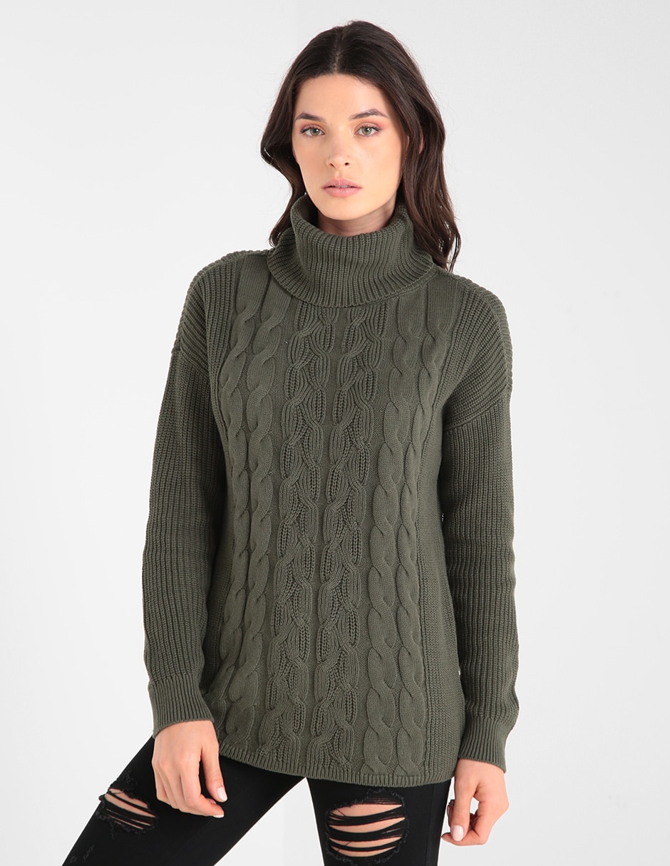 Suéter para mujer cuello tortuga |