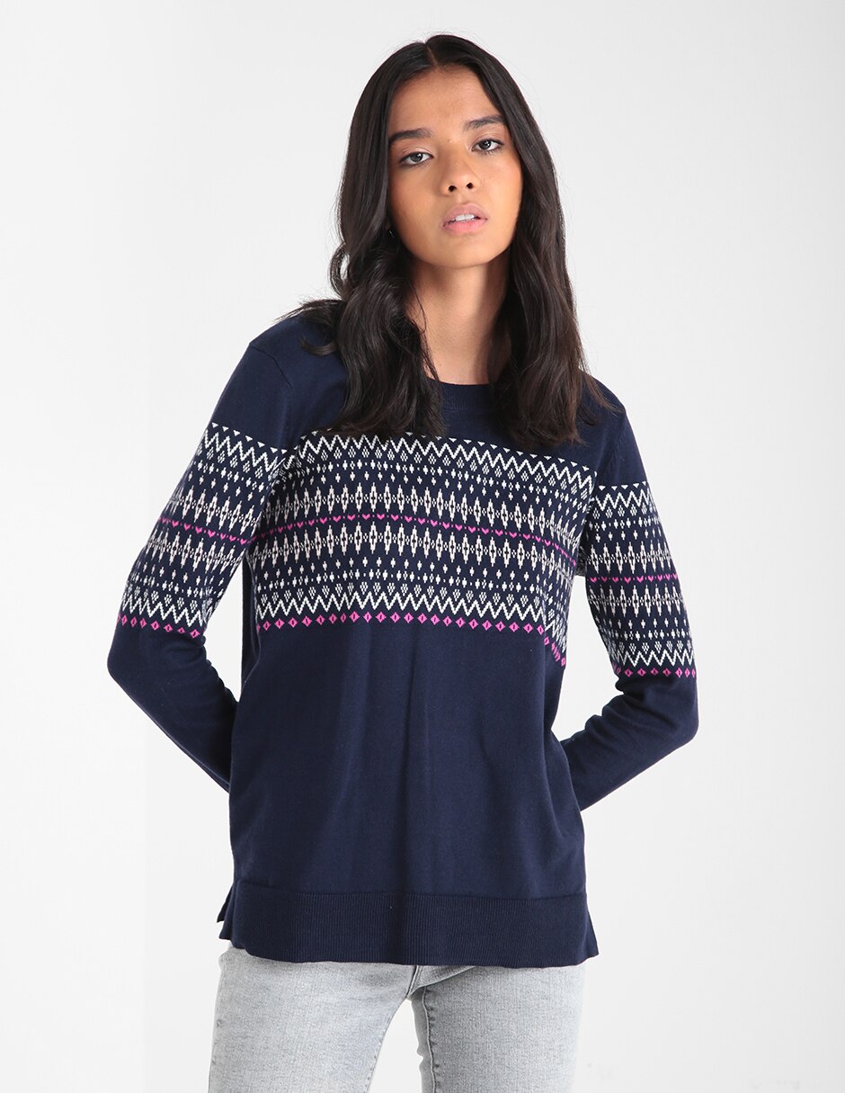 Suéter GAP para mujer cuello redondo estampado en Liverpool