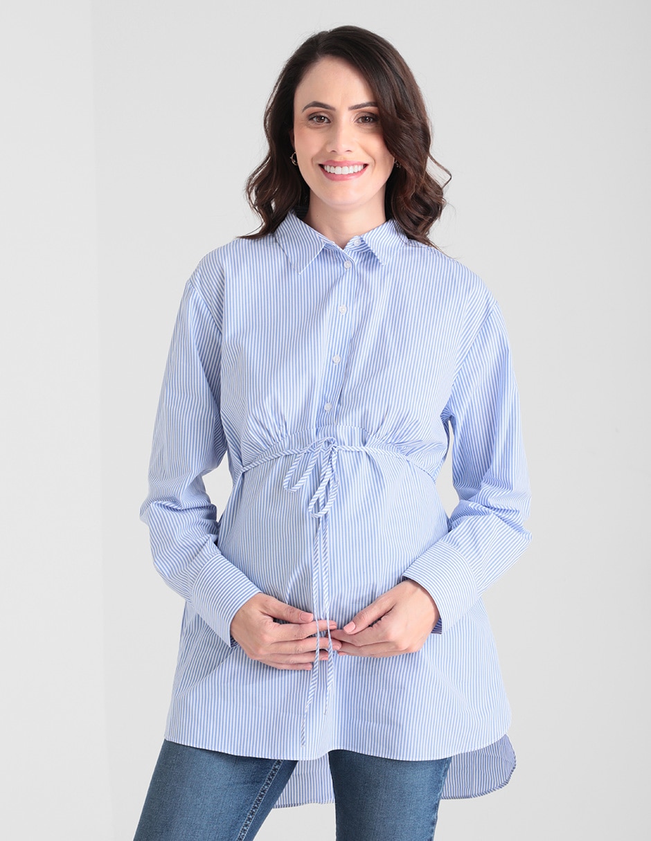 Blusa de maternidad GAP manga larga estampado a rayas en Liverpool