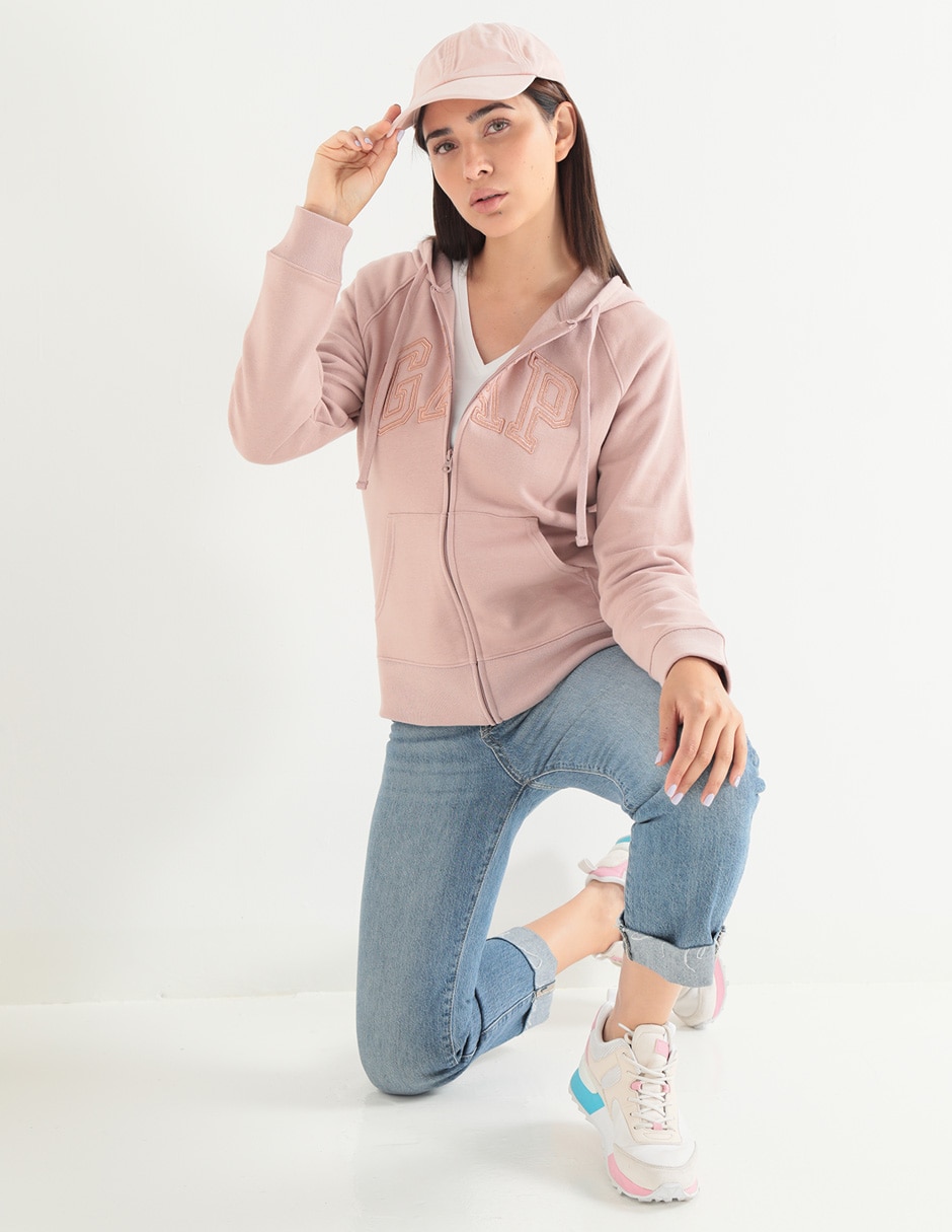 SUDADERA GAP 463503 AL, CH, ROSA CLARO