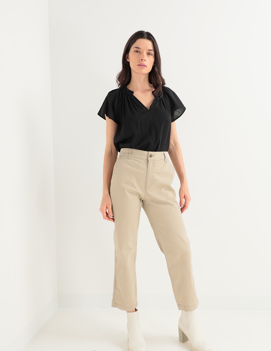 Blusa manga corta para mujer 3