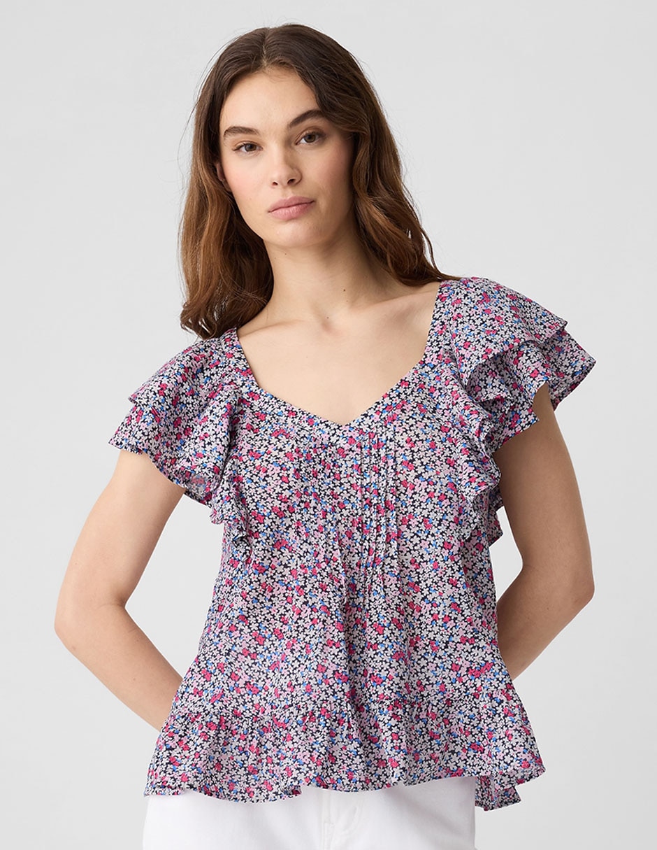 Blusas manga corta para dama deals