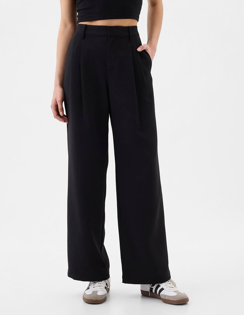Pantalón relaxed wide leg para mujer Pantalón relaxed wide leg para mujer