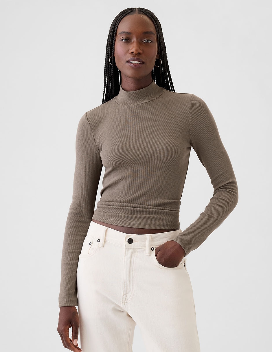 Polo Polera Manga Larga Cuello V Cuello Alto Polos Manga Larga