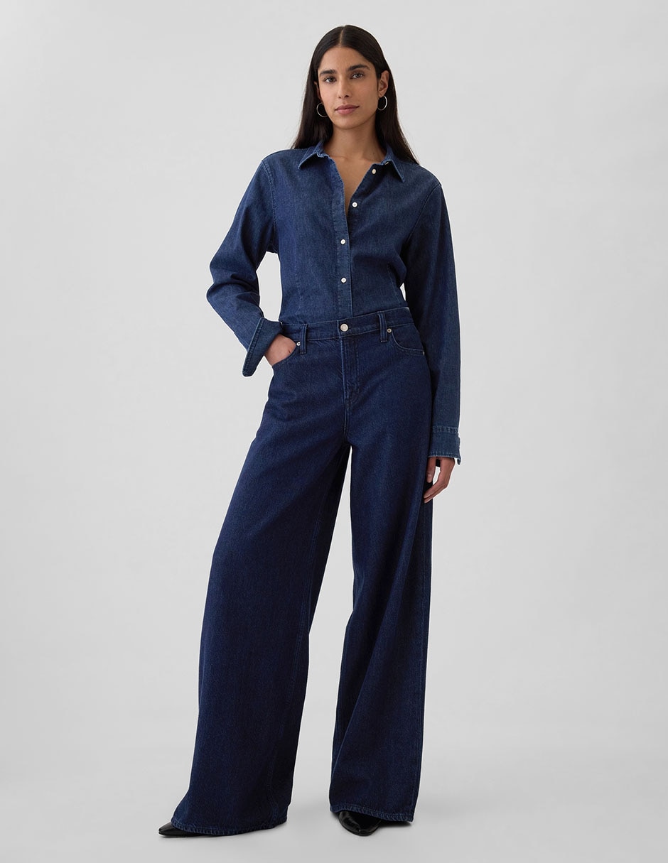 Jeans amplio para mujer 3