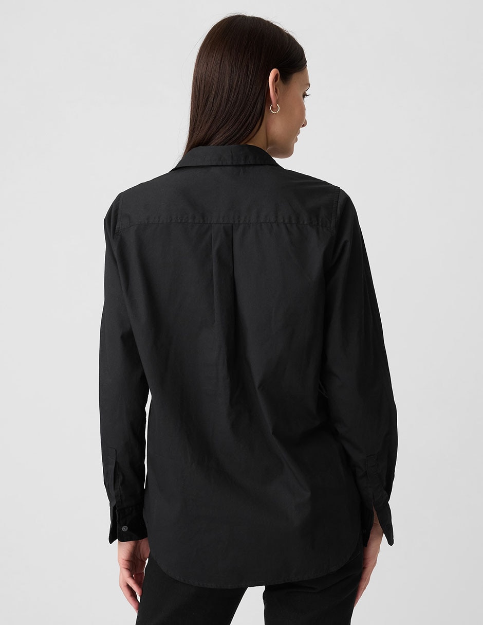 CAMISA GAP 841125 AL, M, NEGRO INTENSO