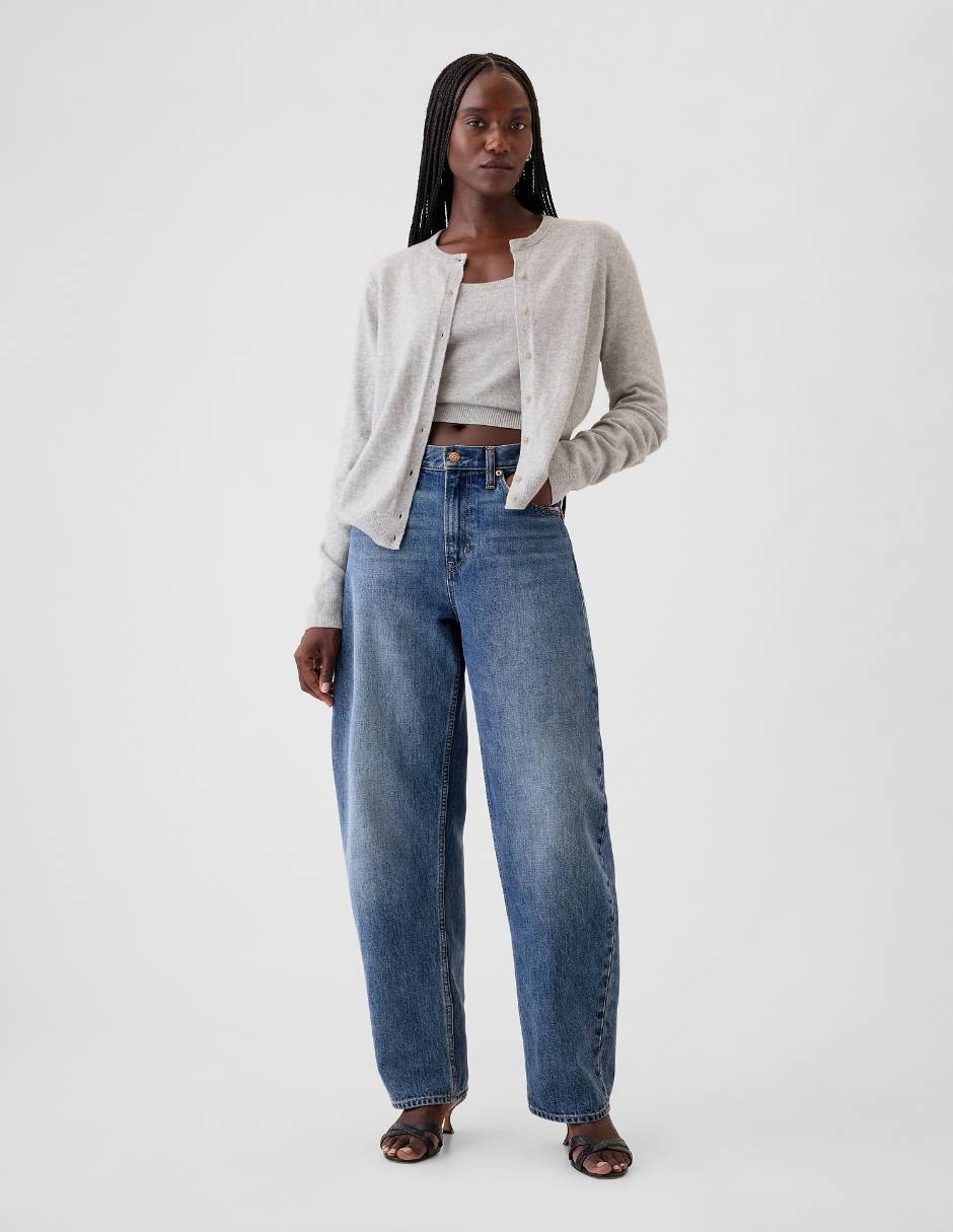 Jeans relaxed amplio para mujer 3