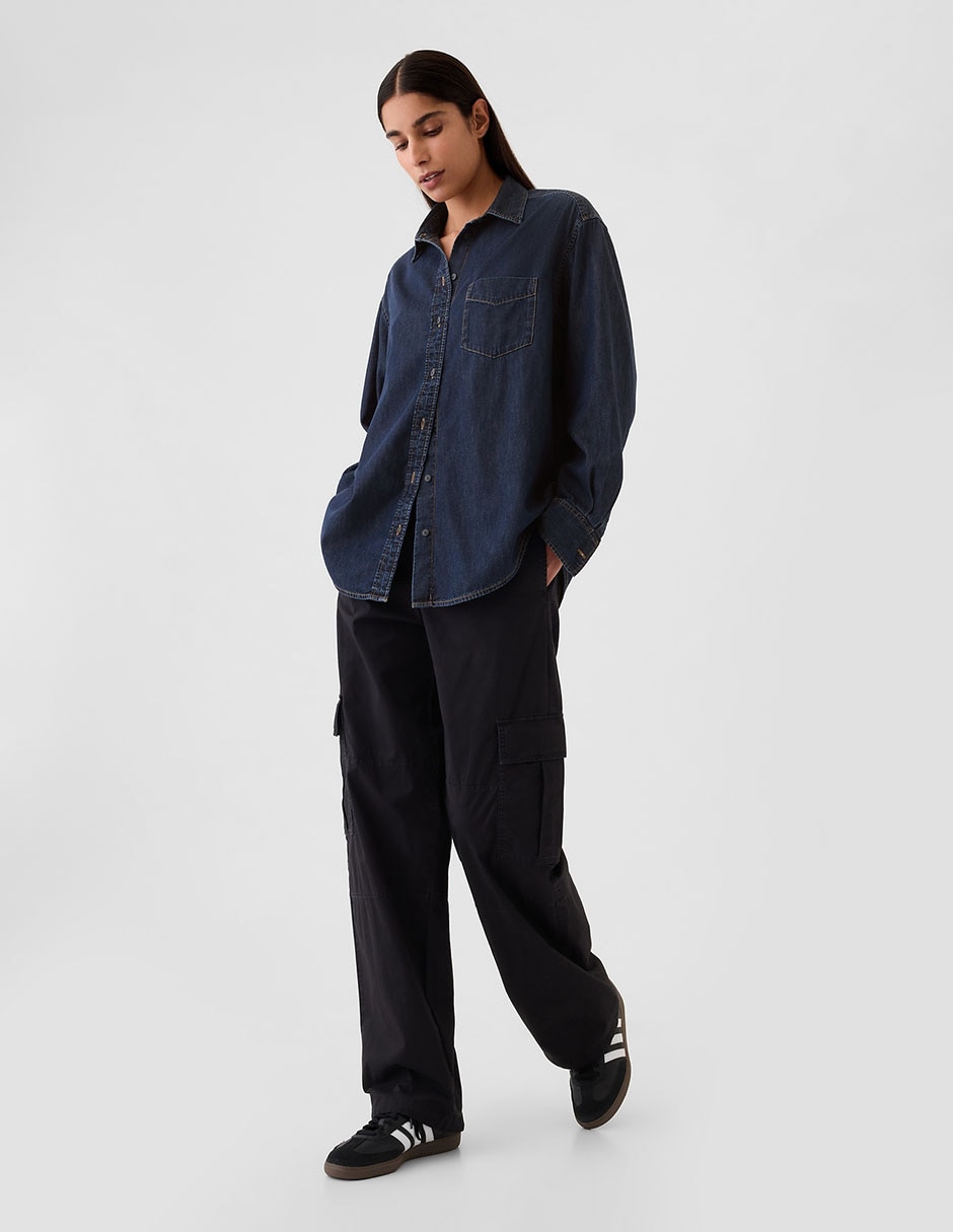 CAMISA GAP 797179, G, AZUL MARINO