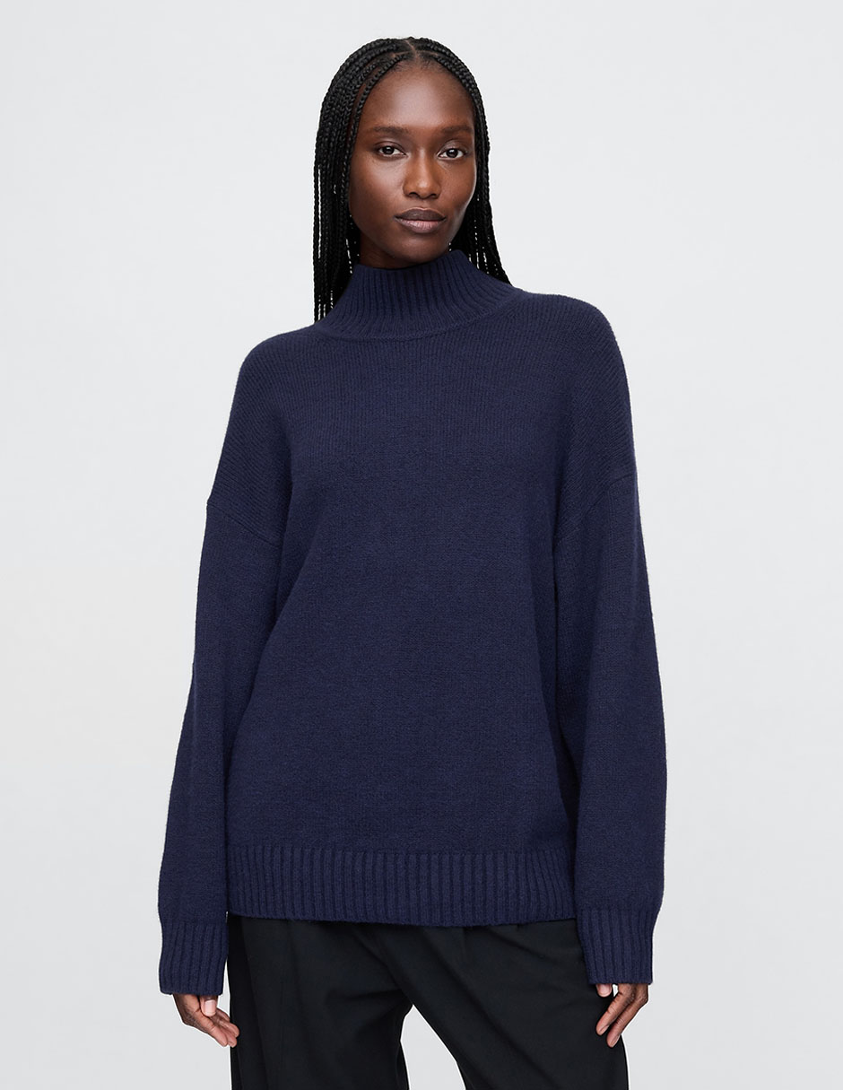 Sueter Tejido Sueter Moda Mujer Sueter Tejido Sueter Cuello Alto