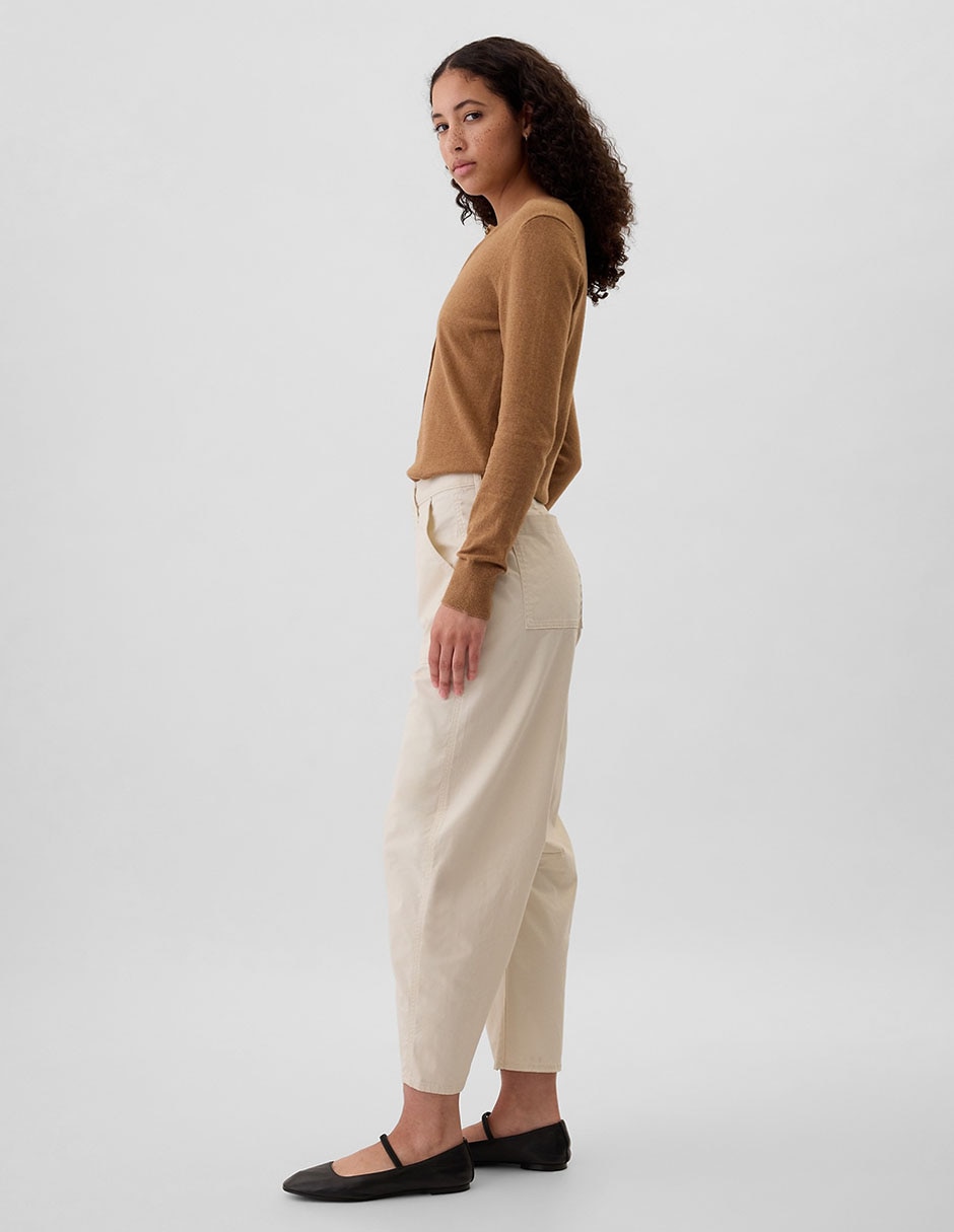 PANTALÓN GAP 587122 STRAIGHT, 6, BEIGE