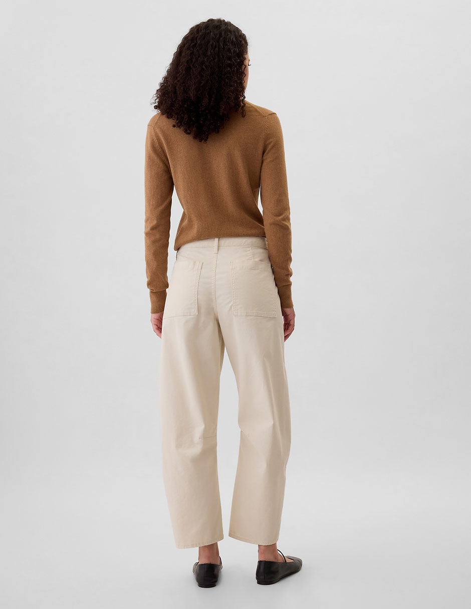 PANTALÓN GAP 587122 STRAIGHT, 6, BEIGE