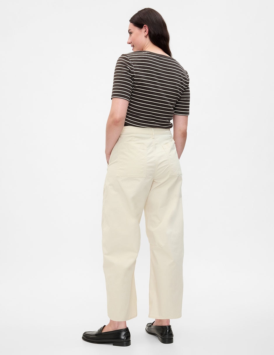 PANTALÓN GAP 587122 STRAIGHT, 6, BEIGE