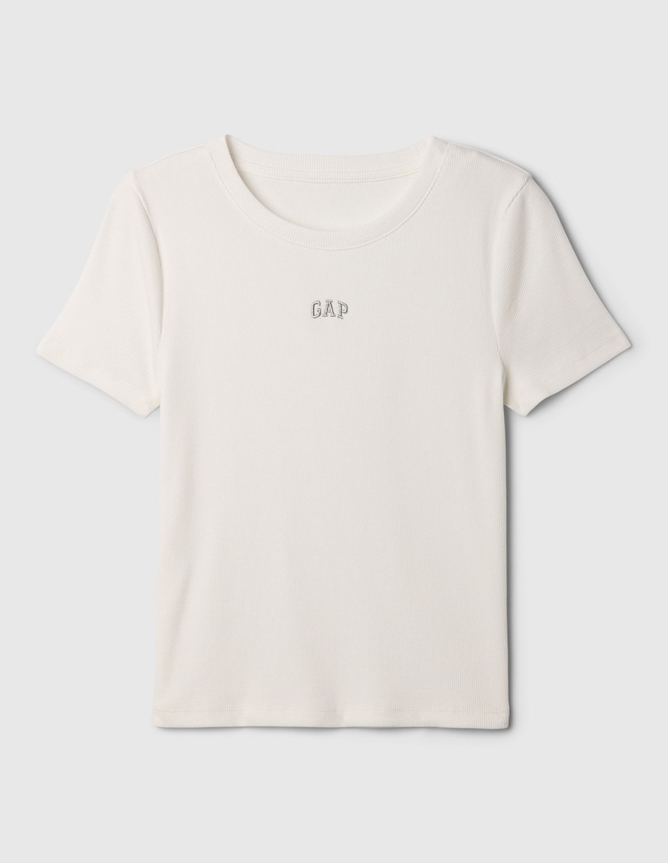 Playera manga corta cuello redondo para mujer 5