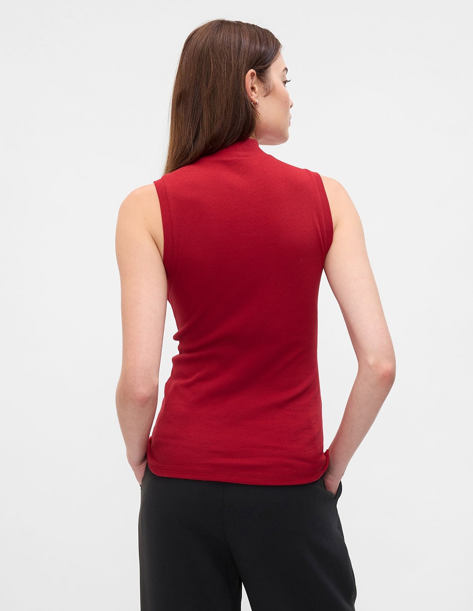 Playera cuello alto para mujer 2