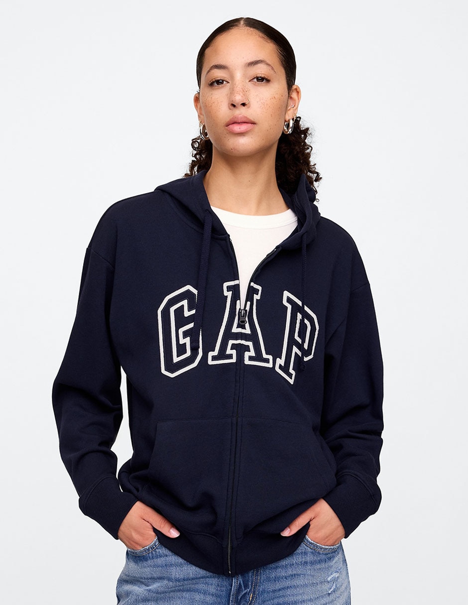 Sudadera con capucha y bolsa para mujer