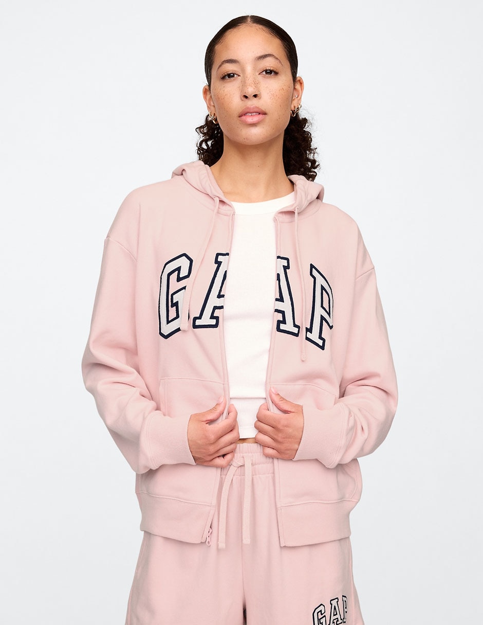 Sudaderas Para Mujer Gap Rosa Sudadera Con Capucha Y Bolsa Para