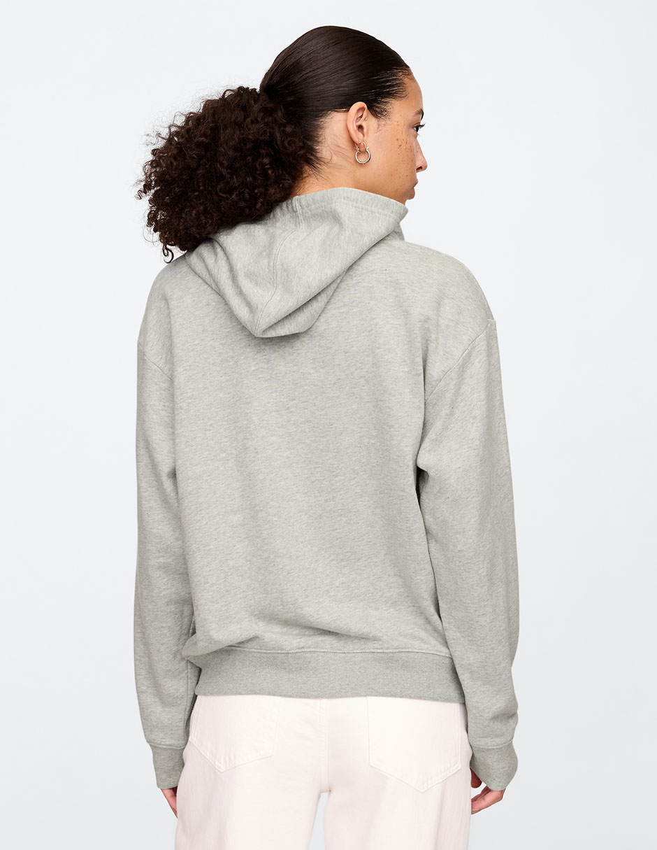 SUDADERA GAP 727433 LOGO ALGO, M, GRIS
