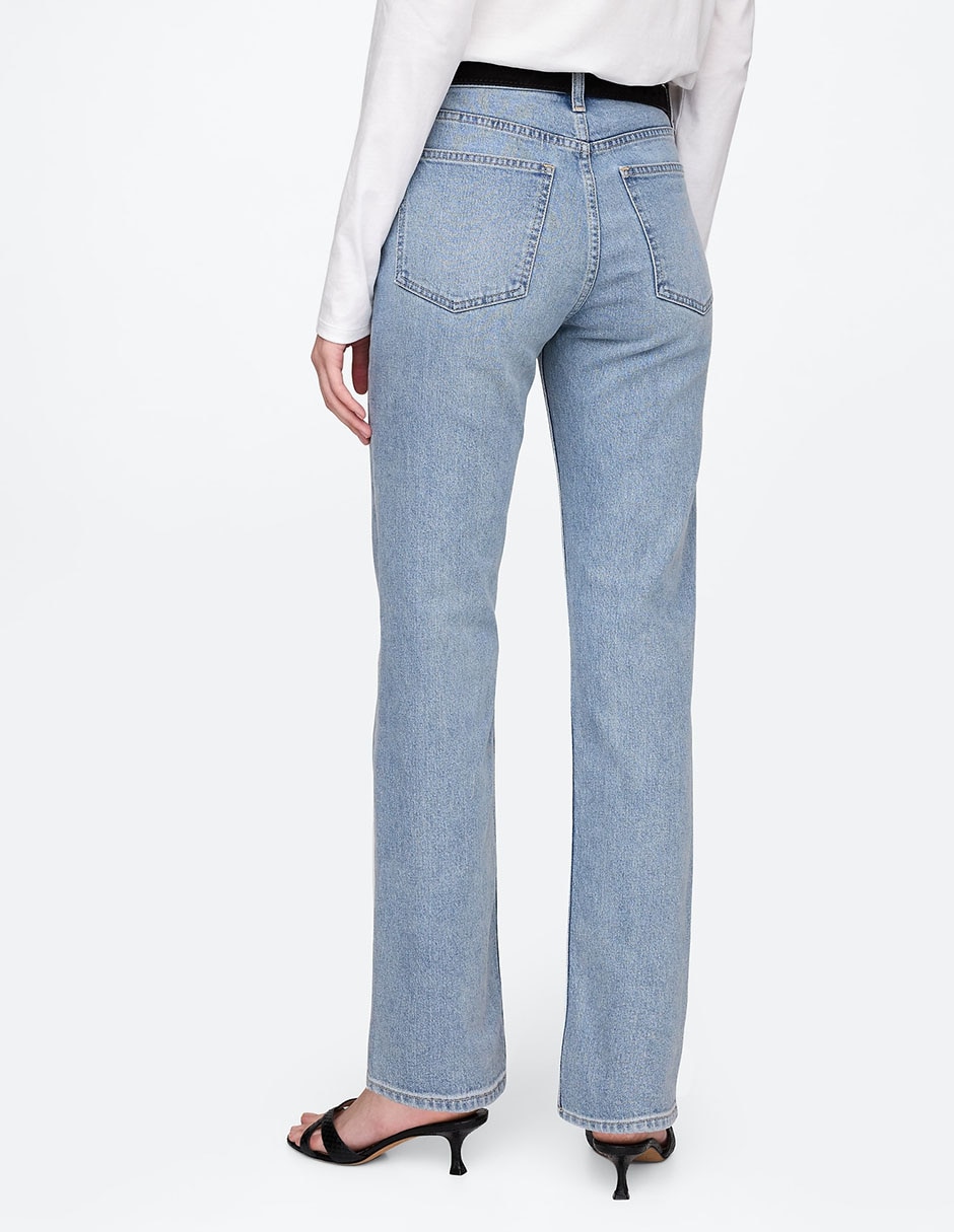 Jeans straight para mujer 4
