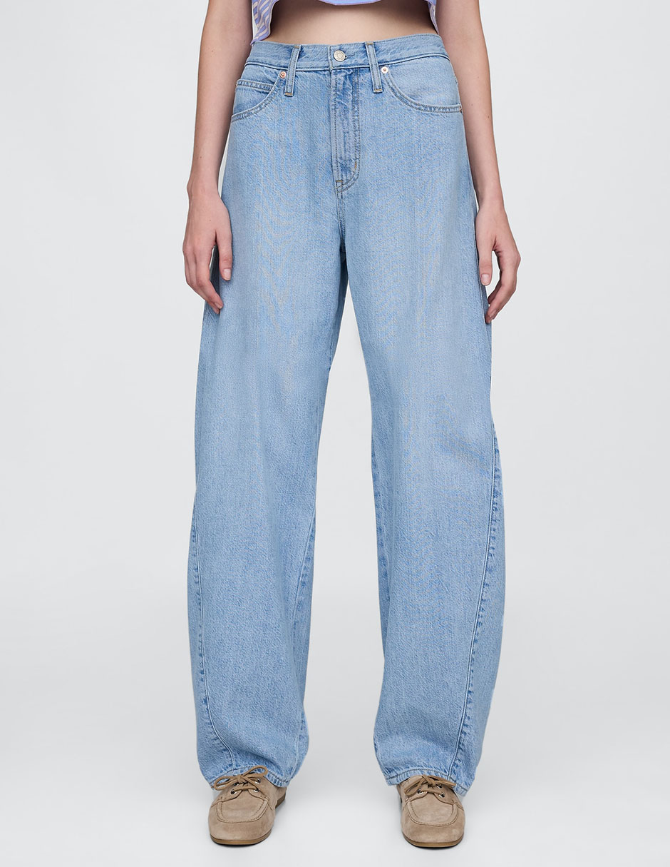 Jeans relaxed amplio para mujer