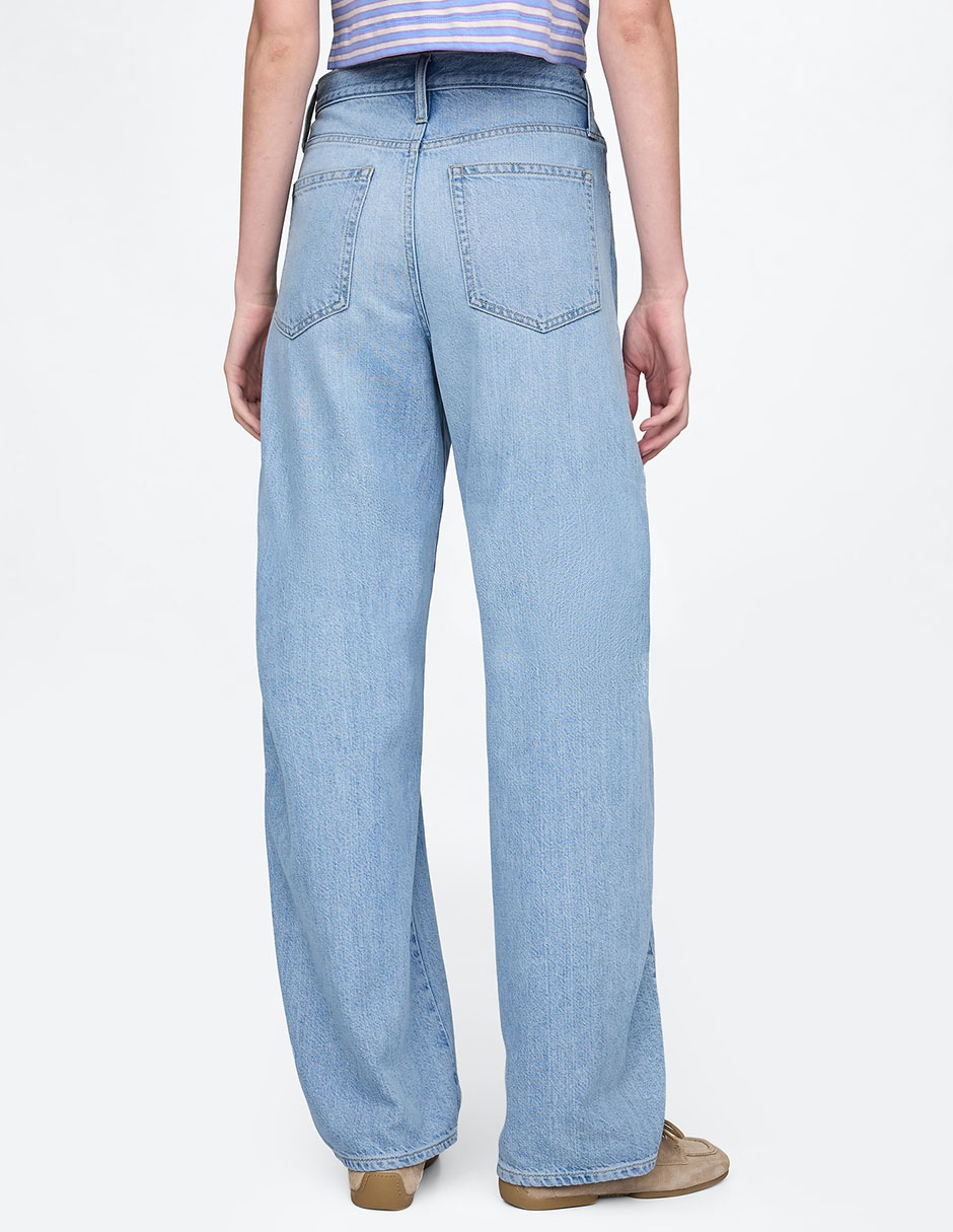 Jeans relaxed amplio para mujer 3