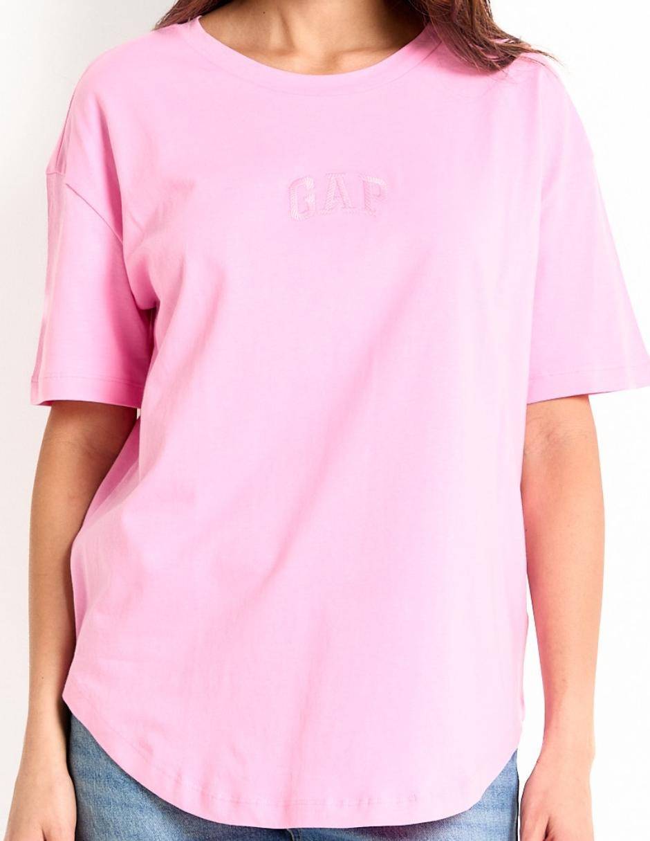 Playera manga corta cuello redondo para mujer Playera manga corta cuello redondo para mujer