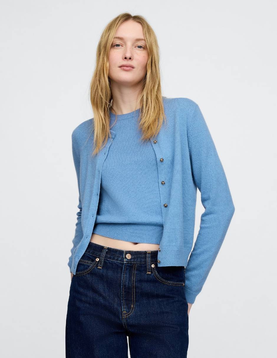 Suéter cuello redondo para mujer