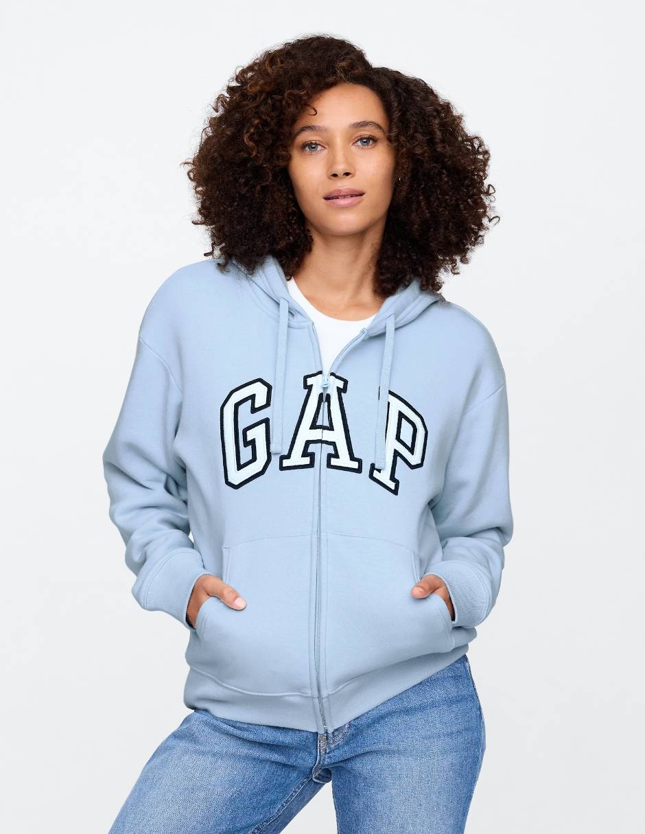Sudadera con capucha y bolsa para mujer
