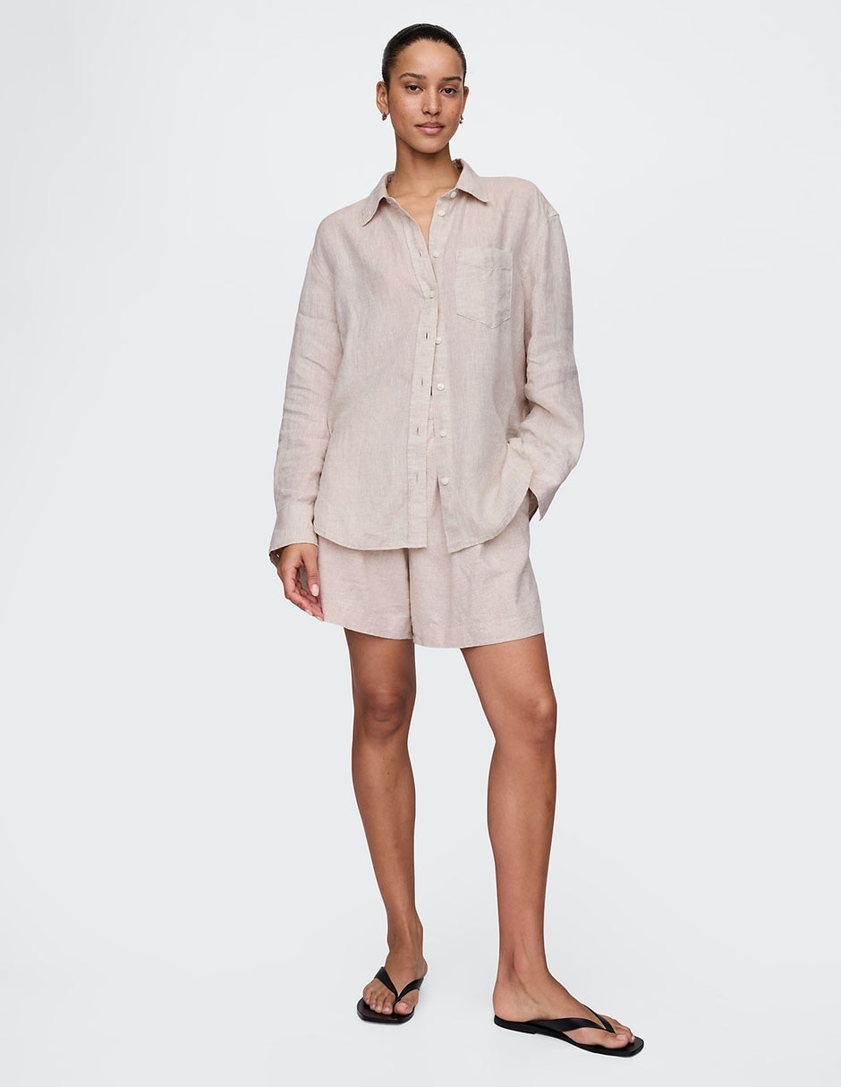 SHORT GAP 715763 LISO ALG, XXCH, BEIGE