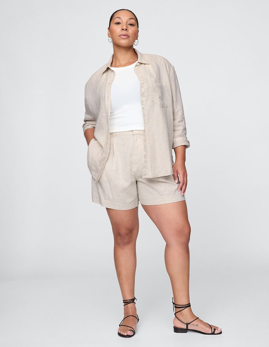 SHORT GAP 715763 LISO ALG, XXCH, BEIGE