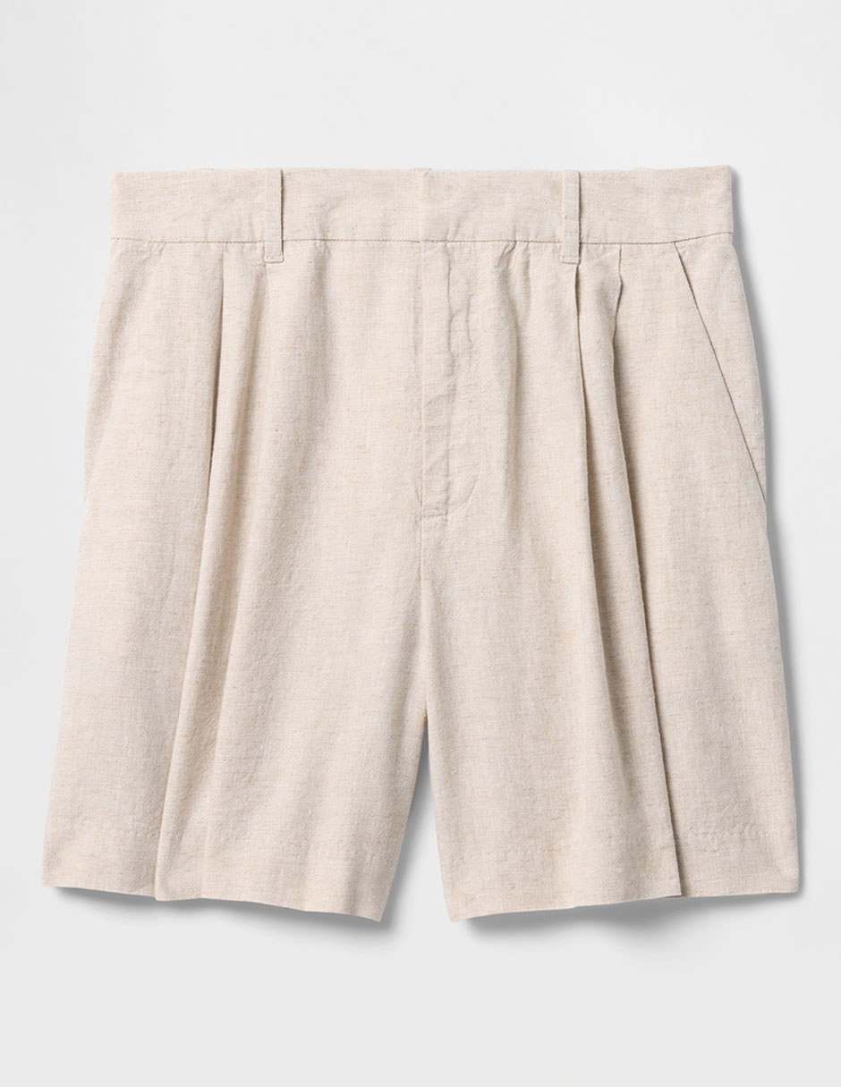 SHORT GAP 715763 LISO ALG, XXCH, BEIGE