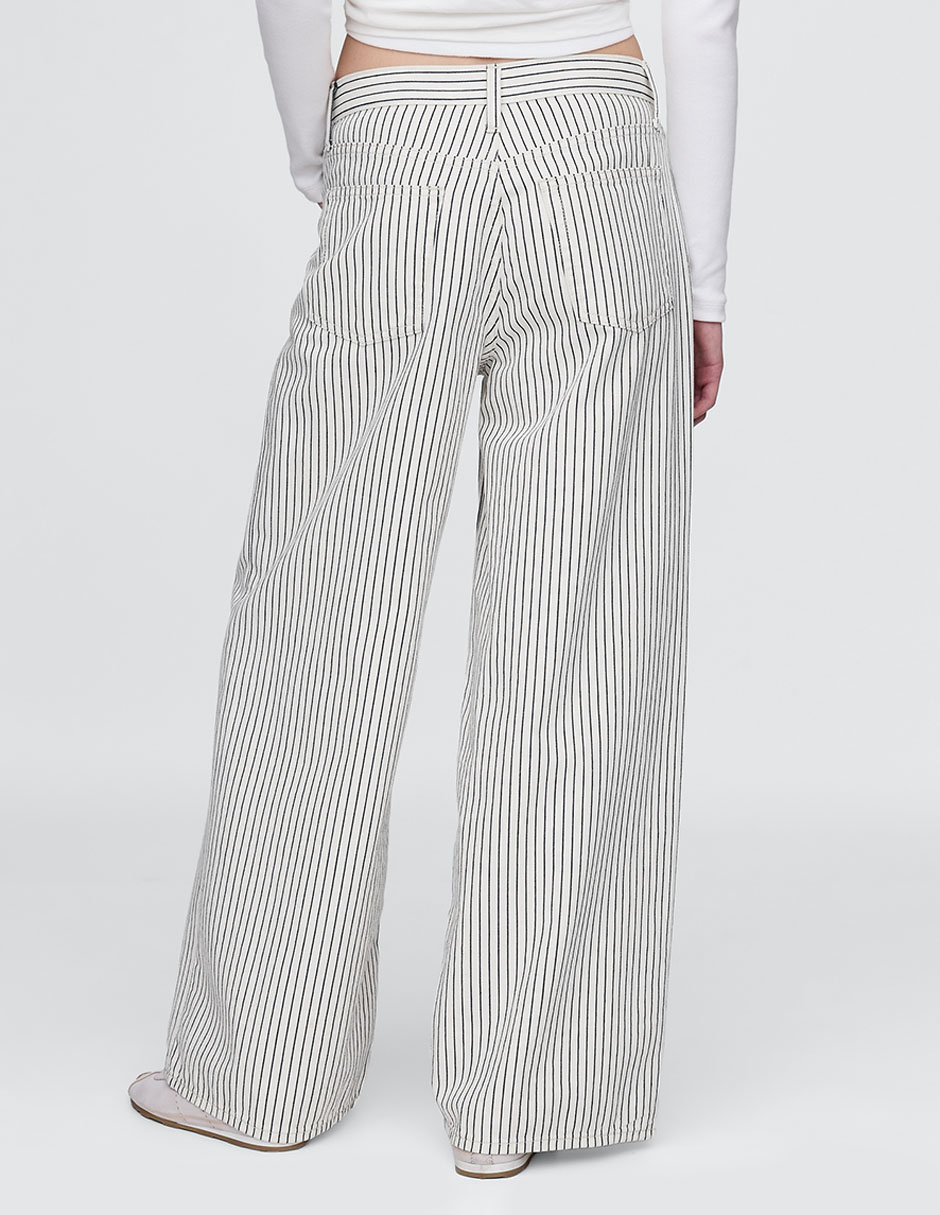 Pantalón relaxed wide leg para mujer 4