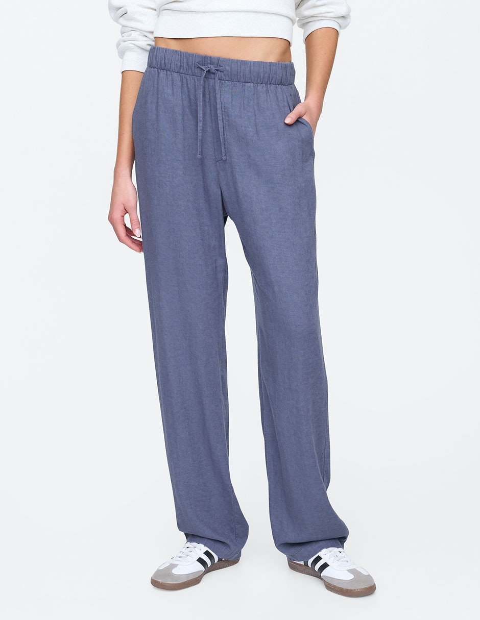 Pantalón relaxed straight para mujer