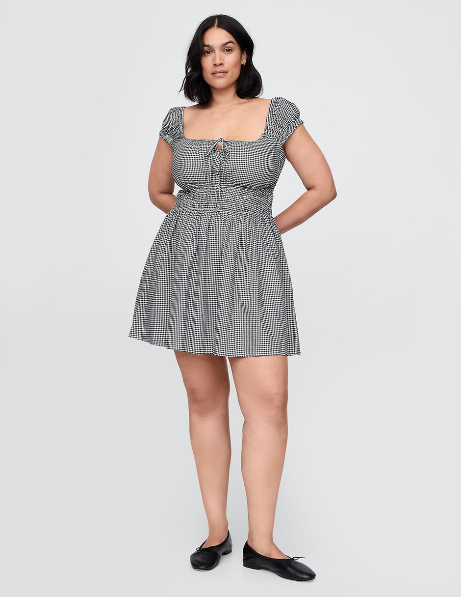 VESTIDO GAP 717638 ALGODÓN, XCH, NEGRO
