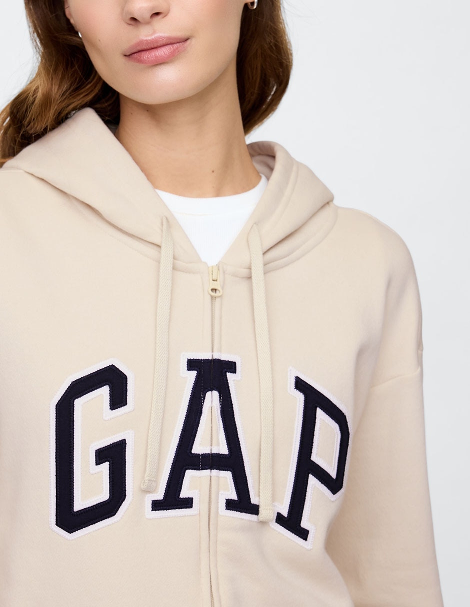 Sudadera con capucha y bolsa para mujer