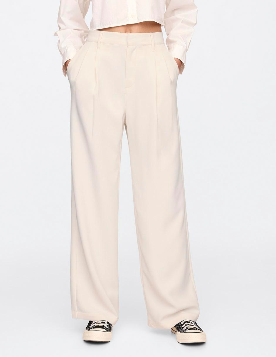 Pantalón relaxed wide leg para mujer Pantalón relaxed wide leg para mujer