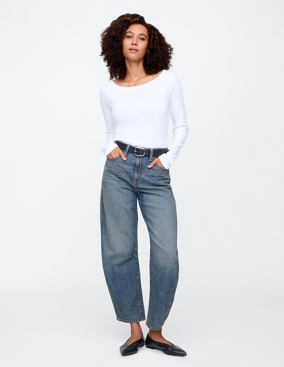 Jeans amplio para mujer 3