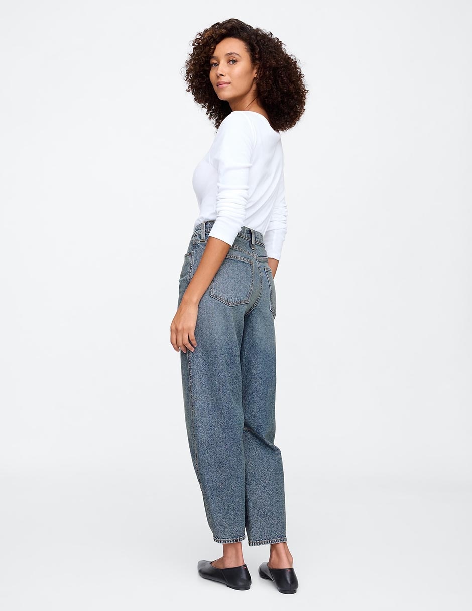 Jeans amplio para mujer 4