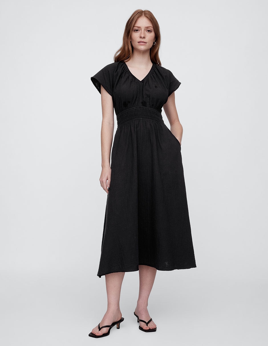 Vestido midi casual para mujer Vestido midi casual para mujer