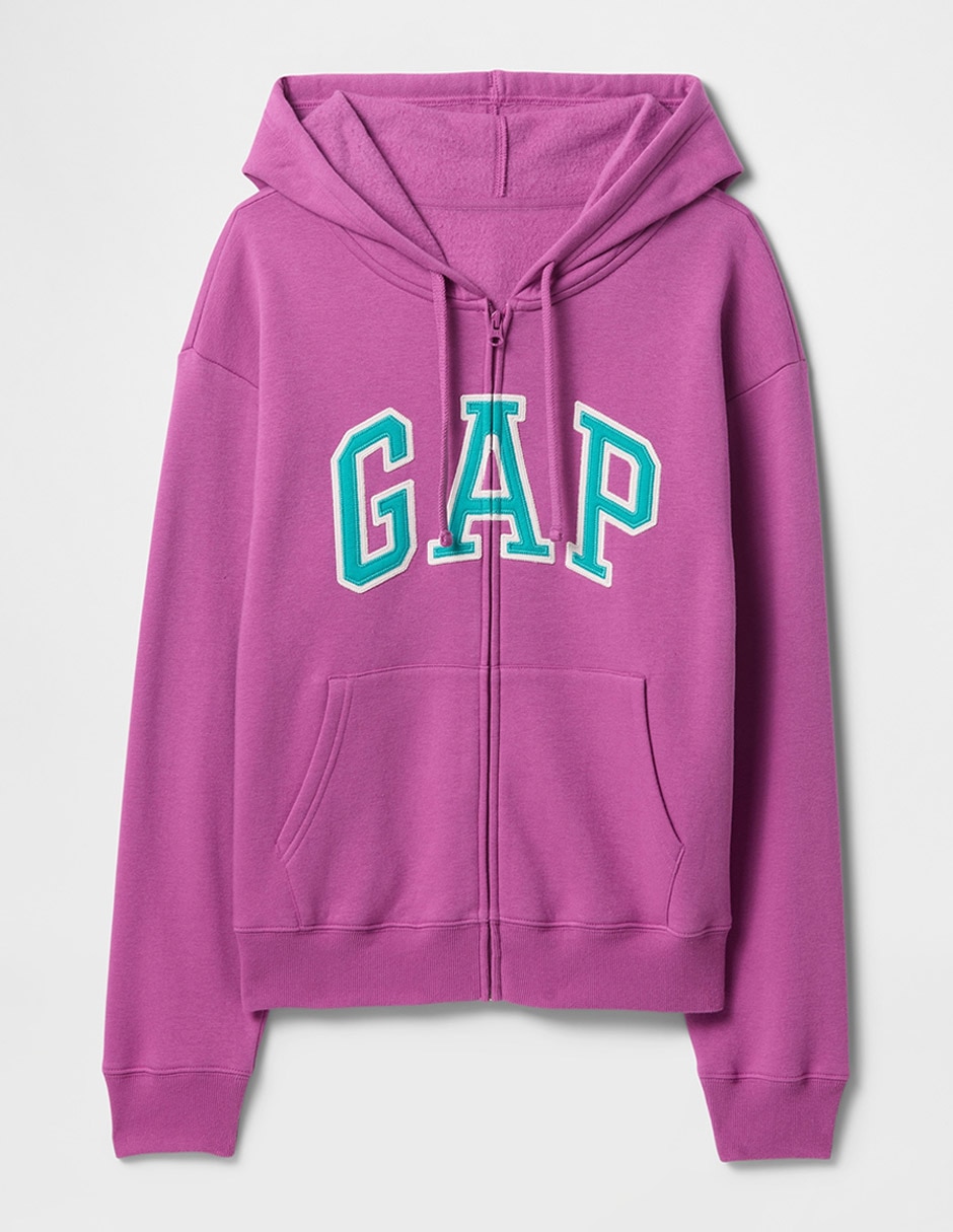Sudadera con capucha y bolsa para mujer