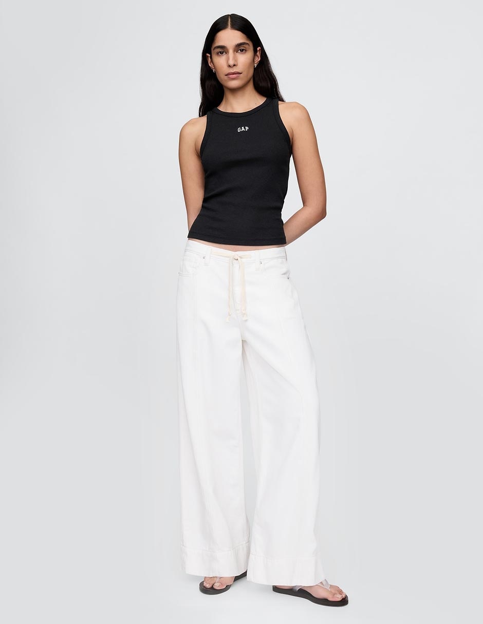 PLAYERA GAP 729562 LOGO R, XXCH, NEGRO