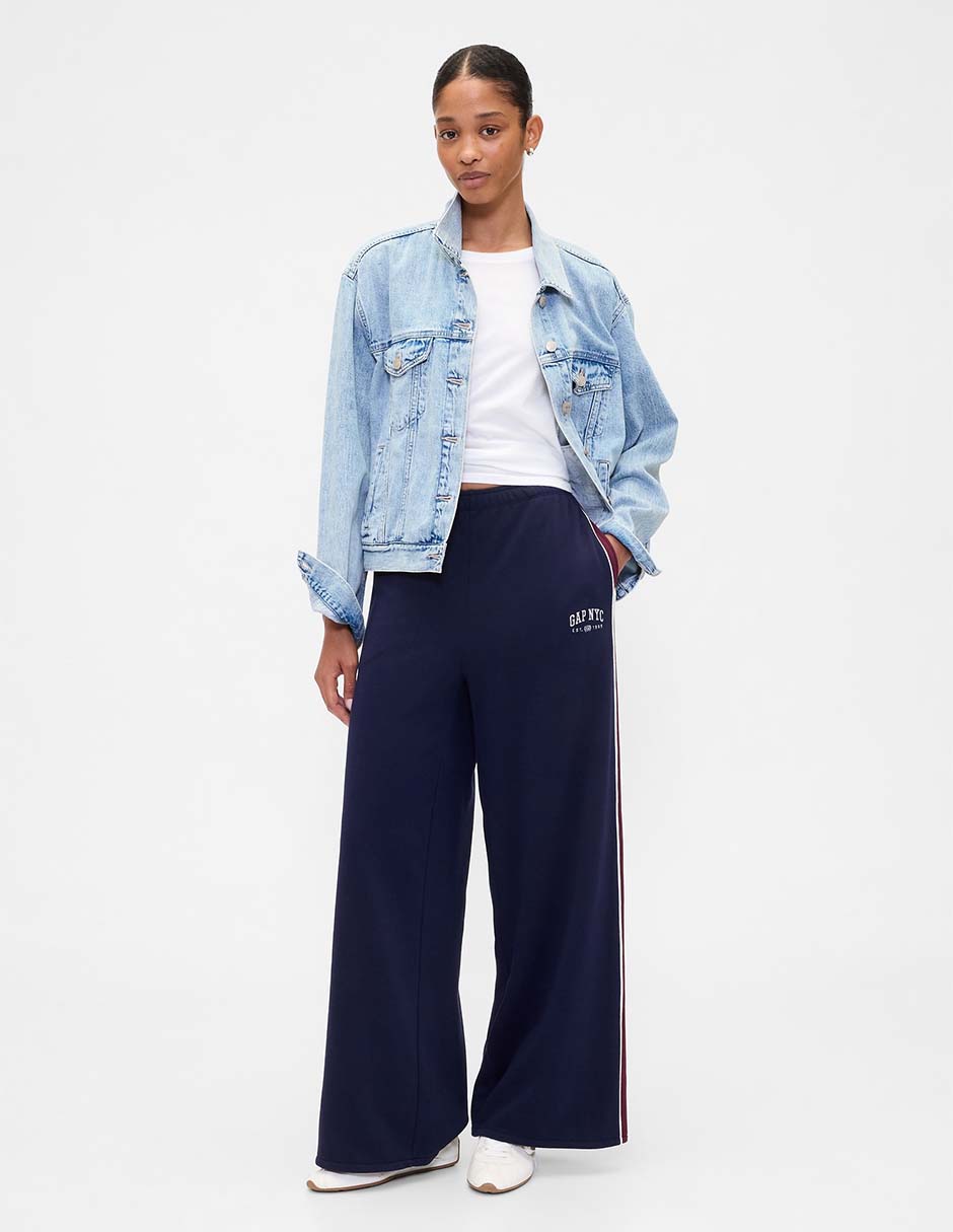 Pants amplio con elástico para mujer 3