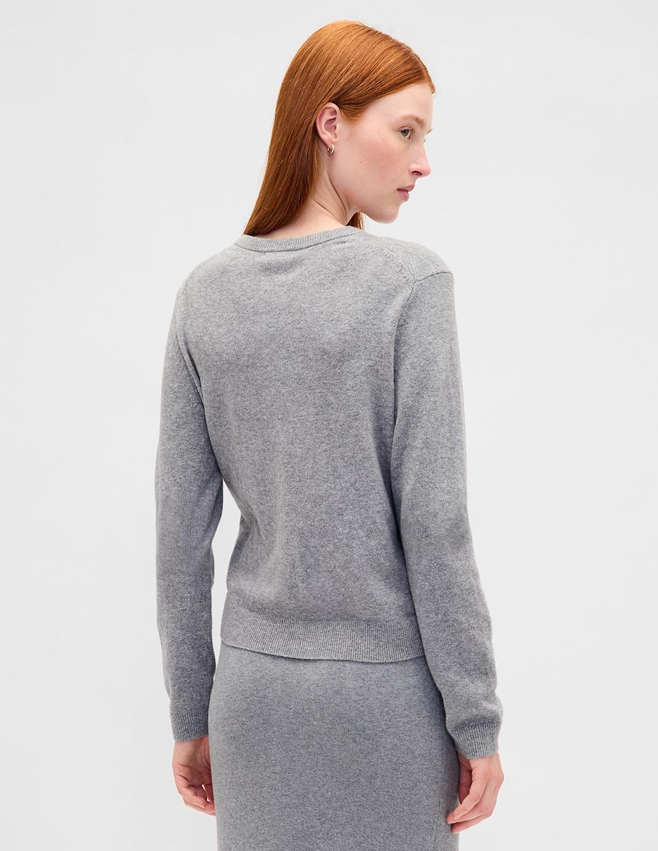 Suéter cuello redondo para mujer 3