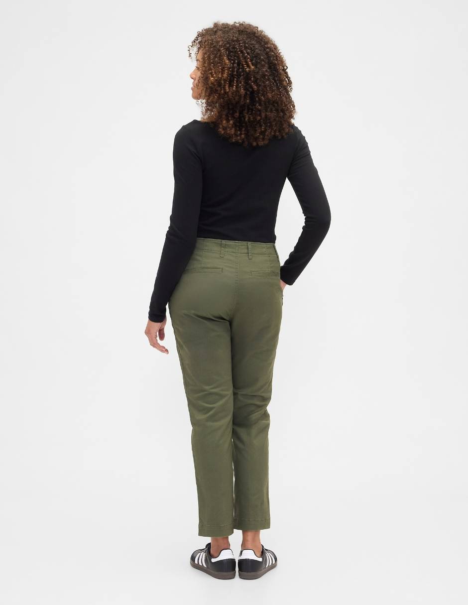 Pantalón chino straight para mujer 4