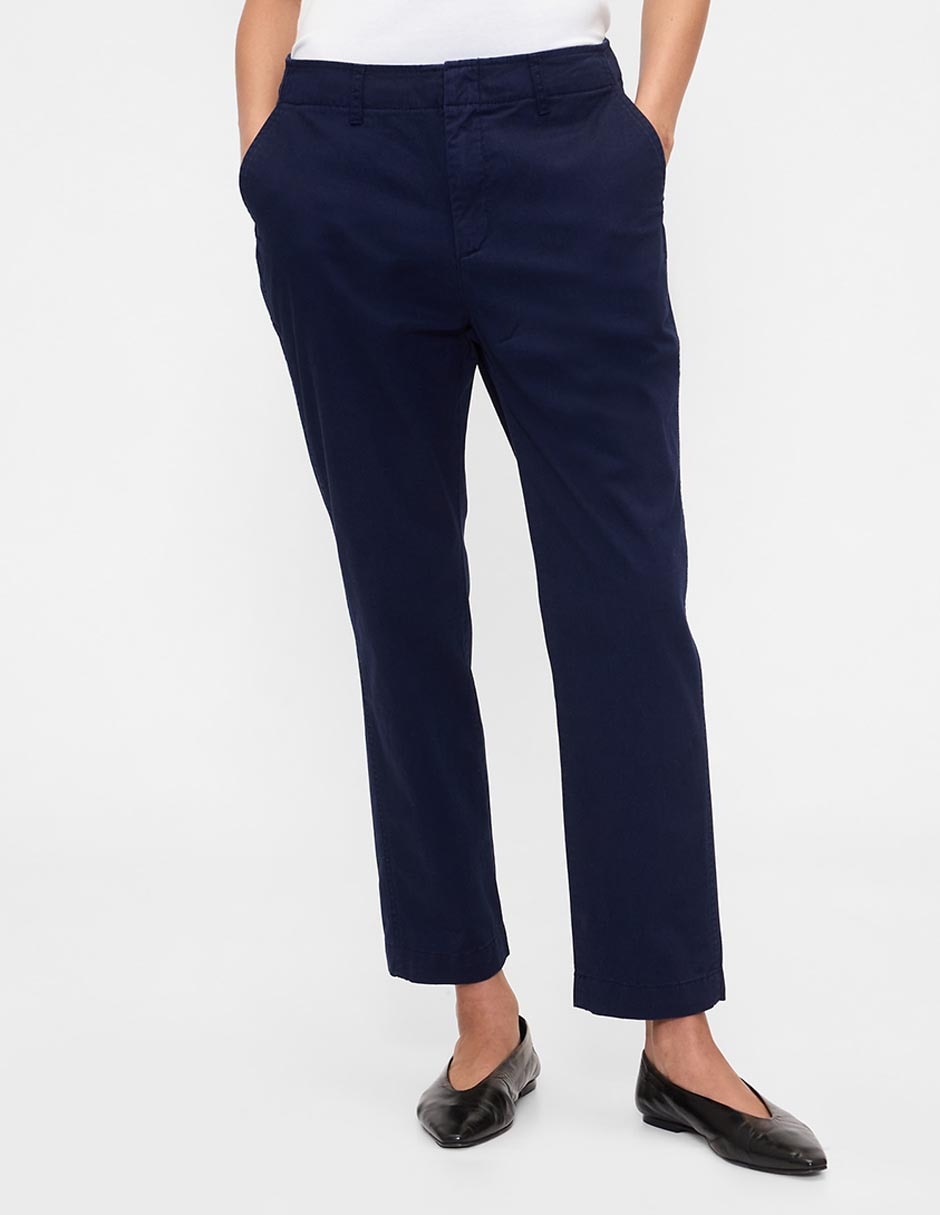 Pantalón chino straight para mujer